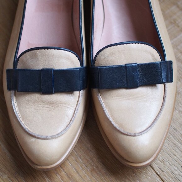 Wonders | Leather Loafers w Black Bows - Picture 10 of 10